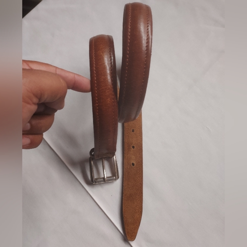fosil Brown Leather Men's Belt 36